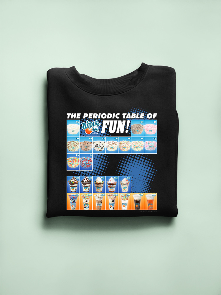 Tabla periódica de diversión - Sudadera para hombre con gráfico de helado Dippin’ Dots - Imagen 7 de 13