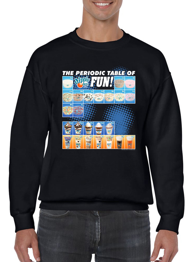 Tabla periódica de diversión - Sudadera para hombre con gráfico de helado Dippin’ Dots - Imagen 5 de 13