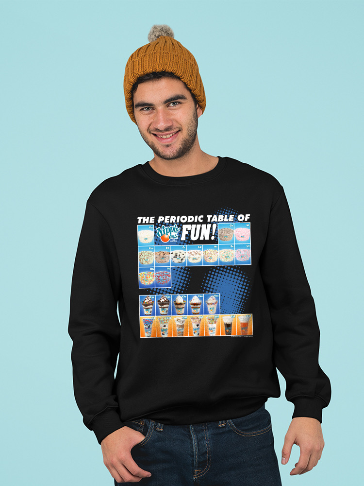 Tabla periódica de diversión - Sudadera para hombre con gráfico de helado Dippin’ Dots - Imagen 6 de 13