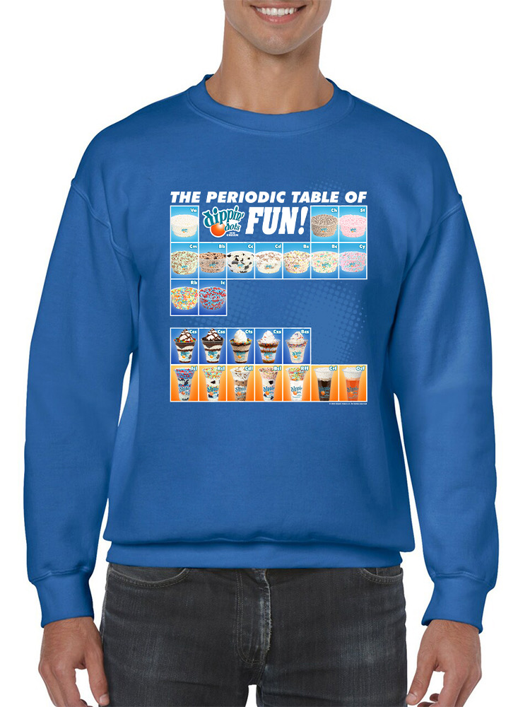 Tabla periódica de diversión - Sudadera para hombre con gráfico de helado Dippin’ Dots - Imagen 11 de 13