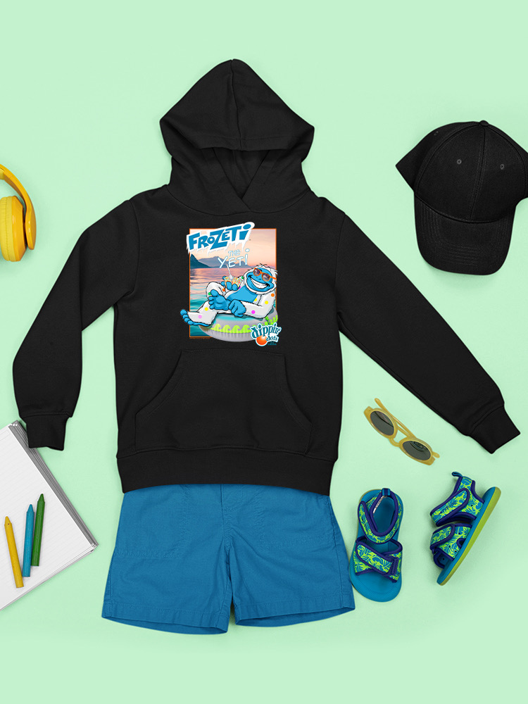 Frozeti the Yeti - Dippin’ Dots Summer Vibes Graphic Youth's Hoodie - Bild 7 von 19