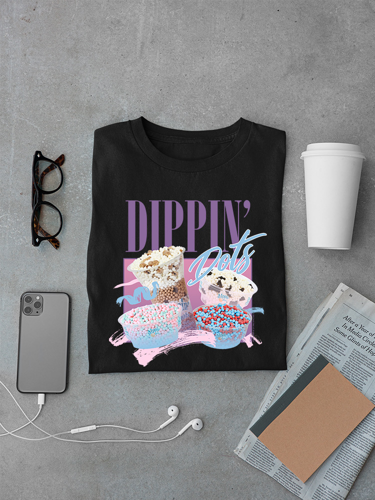 Dippin’ Dots Ice Cream Delight - Retro Pastel Graphic Men's T-shirt - Picture 7 of 20