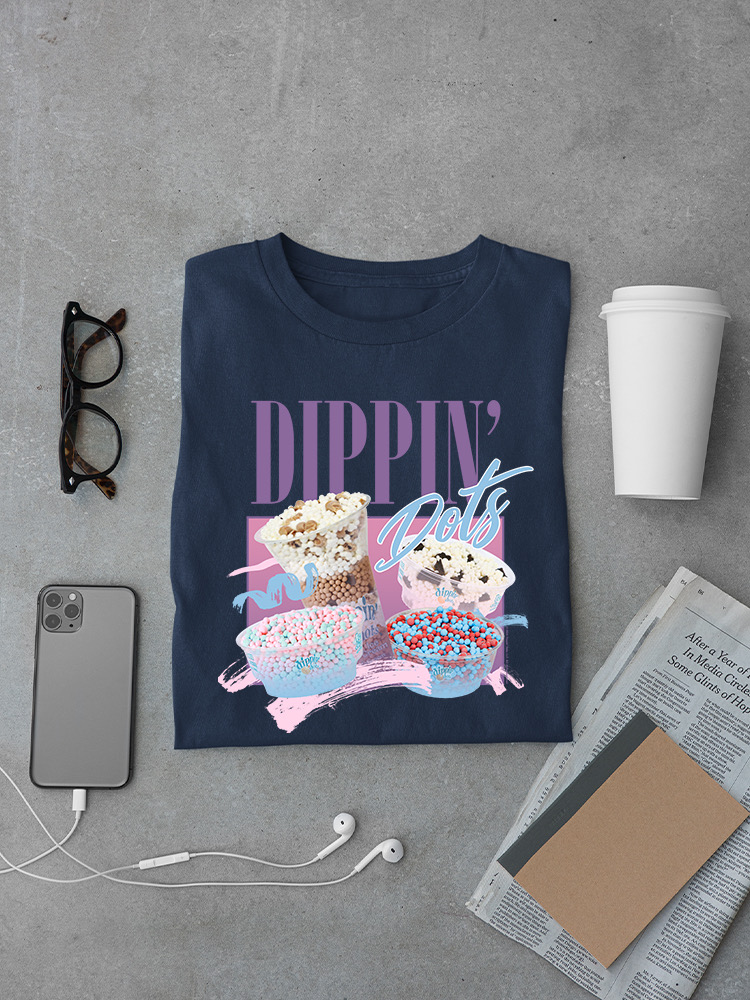 Dippin’ Dots Ice Cream Delight - Retro Pastel Graphic Men's T-shirt - Picture 15 of 20