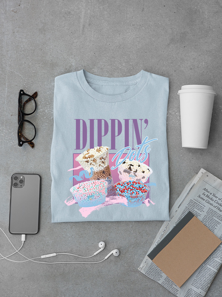 Dippin’ Dots Ice Cream Delight - Retro Pastel Graphic Men's T-shirt - Picture 11 of 20