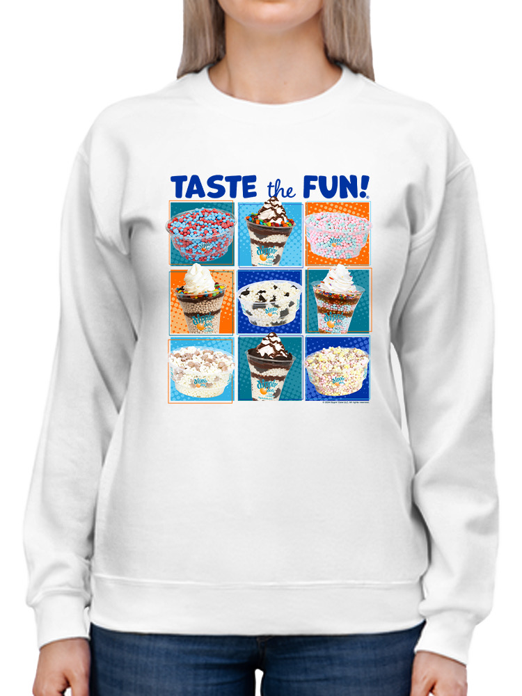 Taste the Fun - Dippin’ Dots Ice Cream verschiedene Leckereien Damen Sweatshirt - Bild 14 von 16
