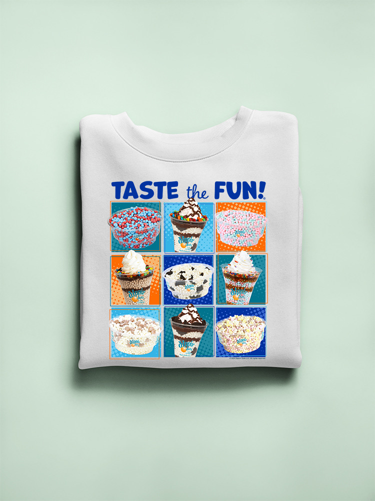 Taste the Fun - Dippin’ Dots Ice Cream verschiedene Leckereien Damen Sweatshirt - Bild 16 von 16