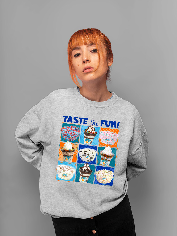 Taste the Fun - Dippin’ Dots Ice Cream verschiedene Leckereien Damen Sweatshirt - Bild 6 von 16