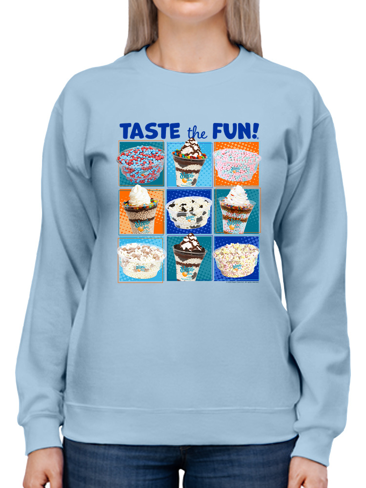 Taste the Fun - Dippin’ Dots Ice Cream verschiedene Leckereien Damen Sweatshirt - Bild 11 von 16