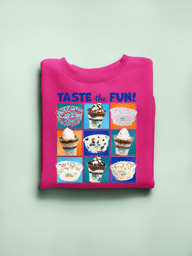 Taste the Fun - Dippin’ Dots Ice Cream verschiedene Leckereien Damen Sweatshirt - Bild 10 von 16