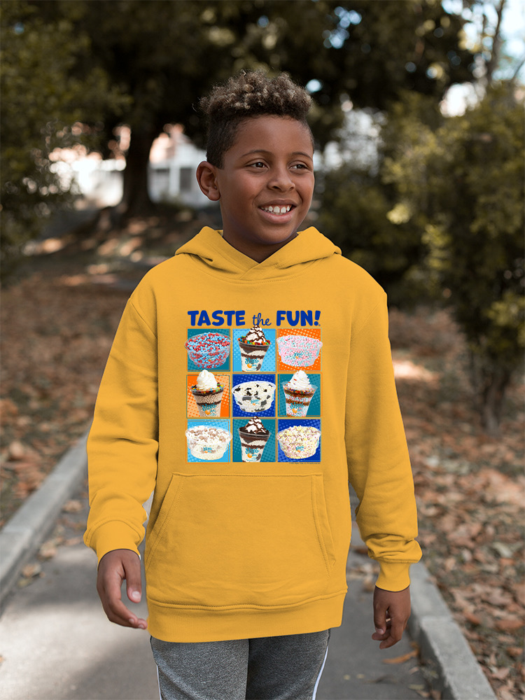 Taste the Fun - Dippin’ Dots Ice Cream Assorted Treats Youth's Hoodie - Picture 9 of 13