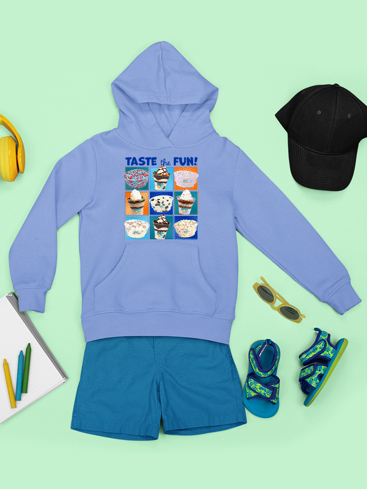 Taste the Fun - Dippin’ Dots Ice Cream Assorted Treats Youth's Hoodie - Picture 7 of 13