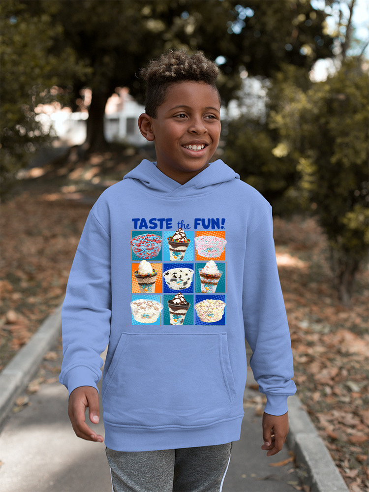 Taste the Fun - Dippin’ Dots Ice Cream Assorted Treats Youth's Hoodie - Picture 6 of 13
