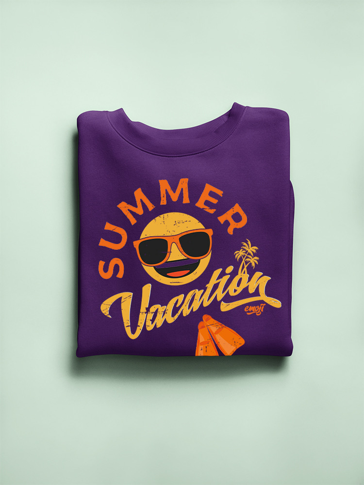 Sommerurlaub - Retro Strand Emoji Reise Grafik Damen Sweatshirt - Bild 11 von 16