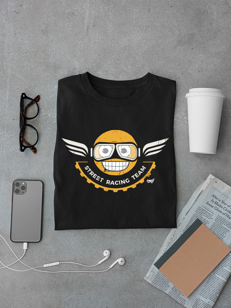 Street Racing Team - Camiseta Retro Moto Racer Emoji Hombre - Imagen 7 de 20