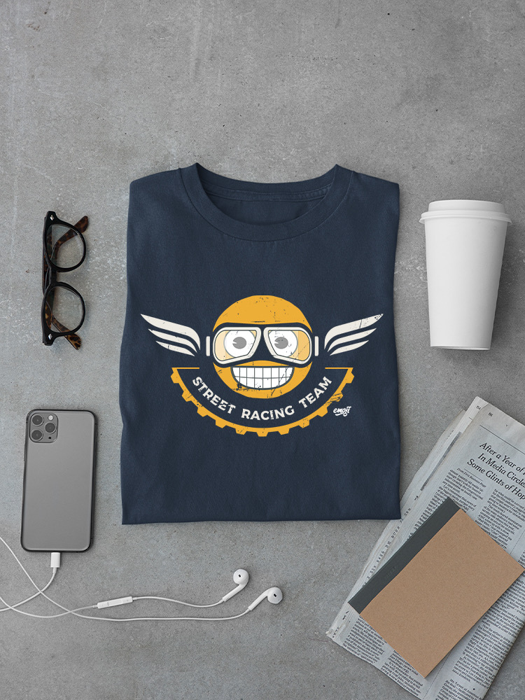 Street Racing Team - Camiseta Retro Moto Racer Emoji Hombre - Imagen 11 de 20