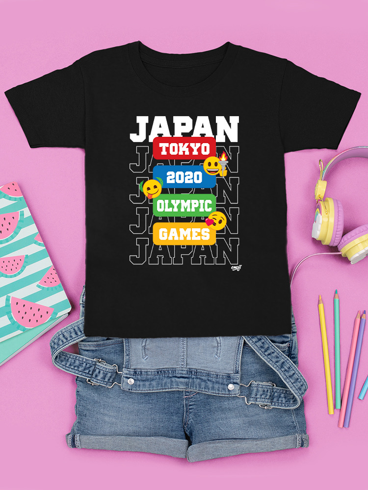 Tokyo 2020 Olympic Games Emoji Graphic Youth's T-shirt - Picture 7 of 16