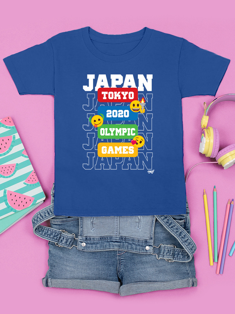 Tokyo 2020 Olympic Games Emoji Graphic Youth's T-shirt - Picture 15 of 16