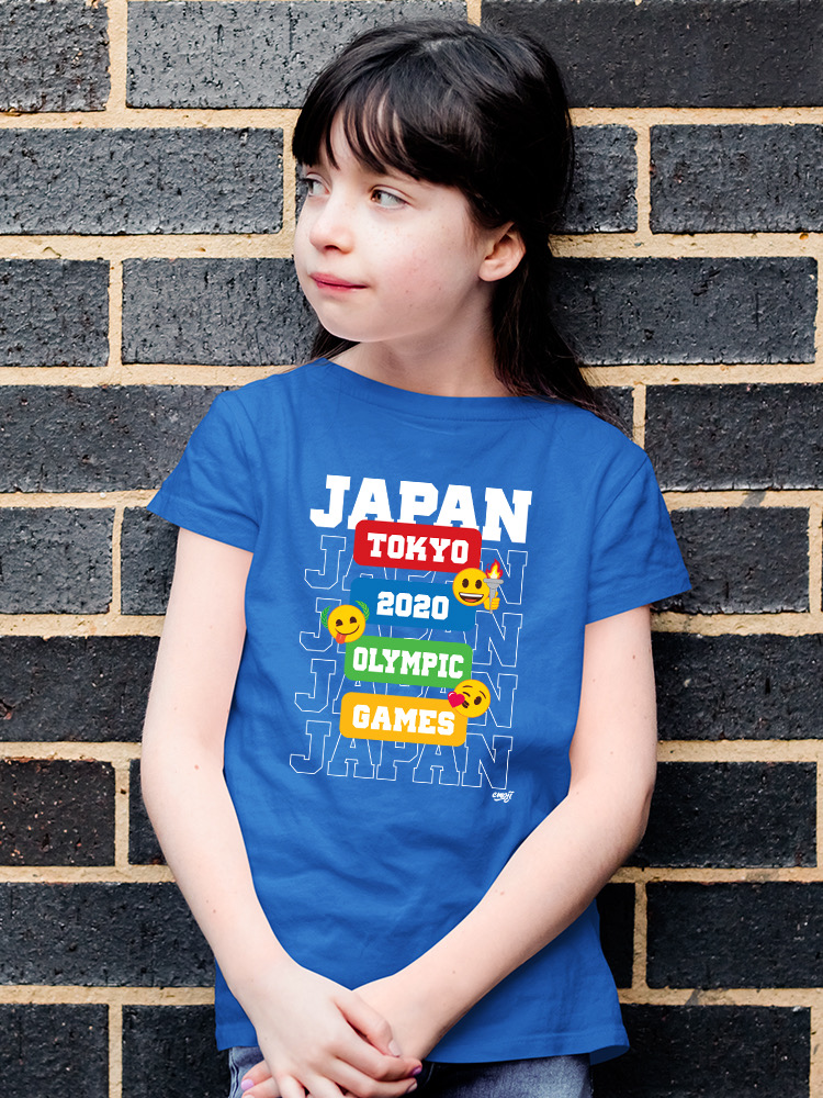 Tokyo 2020 Olympic Games Emoji Graphic Youth's T-shirt - Picture 14 of 16