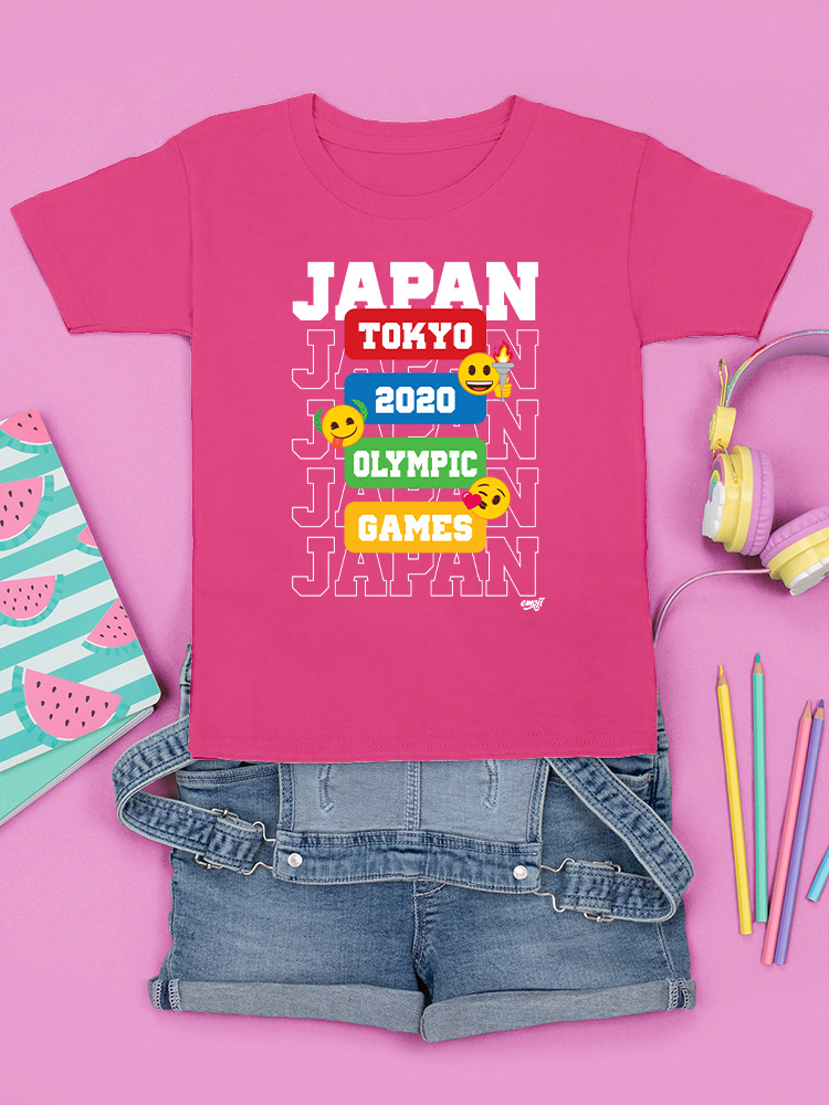 Tokyo 2020 Olympic Games Emoji Graphic Youth's T-shirt - Picture 11 of 16