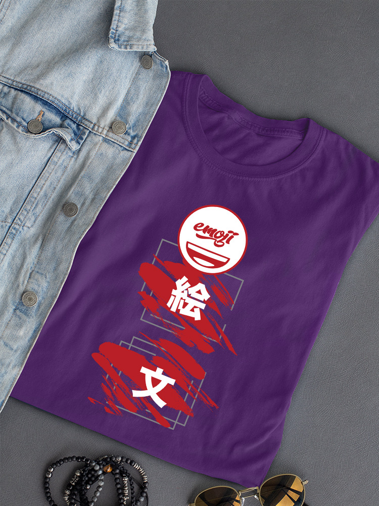 Emoji Kanji Art - The Iconic Brand Graphic Damen T-Shirt - Bild 11 von 12
