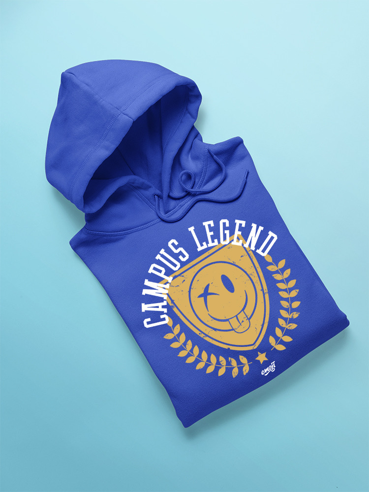 Campus Legend Shield - Retro College Graphic Men's Hoodie - Picture 19 of 20
