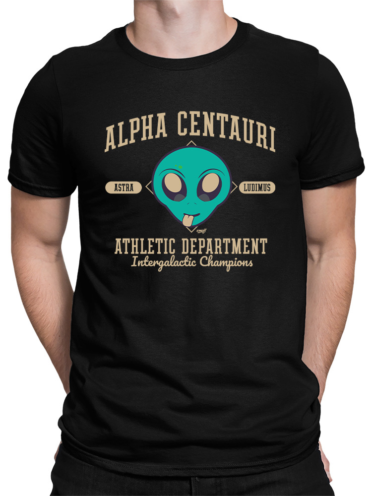 Camiseta para hombre Alpha Centauri Athletics - Alien Sports emoji gráfico - Imagen 5 de 16