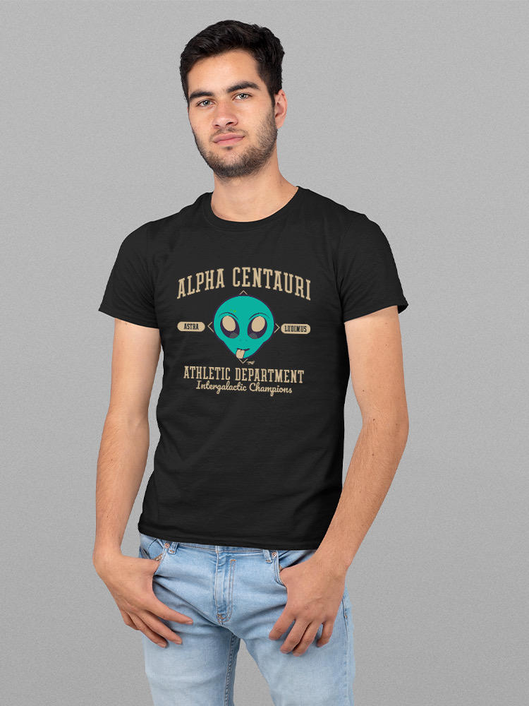 Camiseta para hombre Alpha Centauri Athletics - Alien Sports emoji gráfico - Imagen 6 de 16