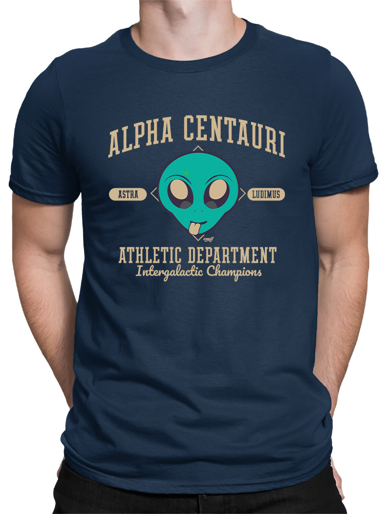 Camiseta para hombre Alpha Centauri Athletics - Alien Sports emoji gráfico - Imagen 9 de 16