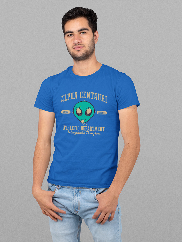 Camiseta para hombre Alpha Centauri Athletics - Alien Sports emoji gráfico - Imagen 14 de 16
