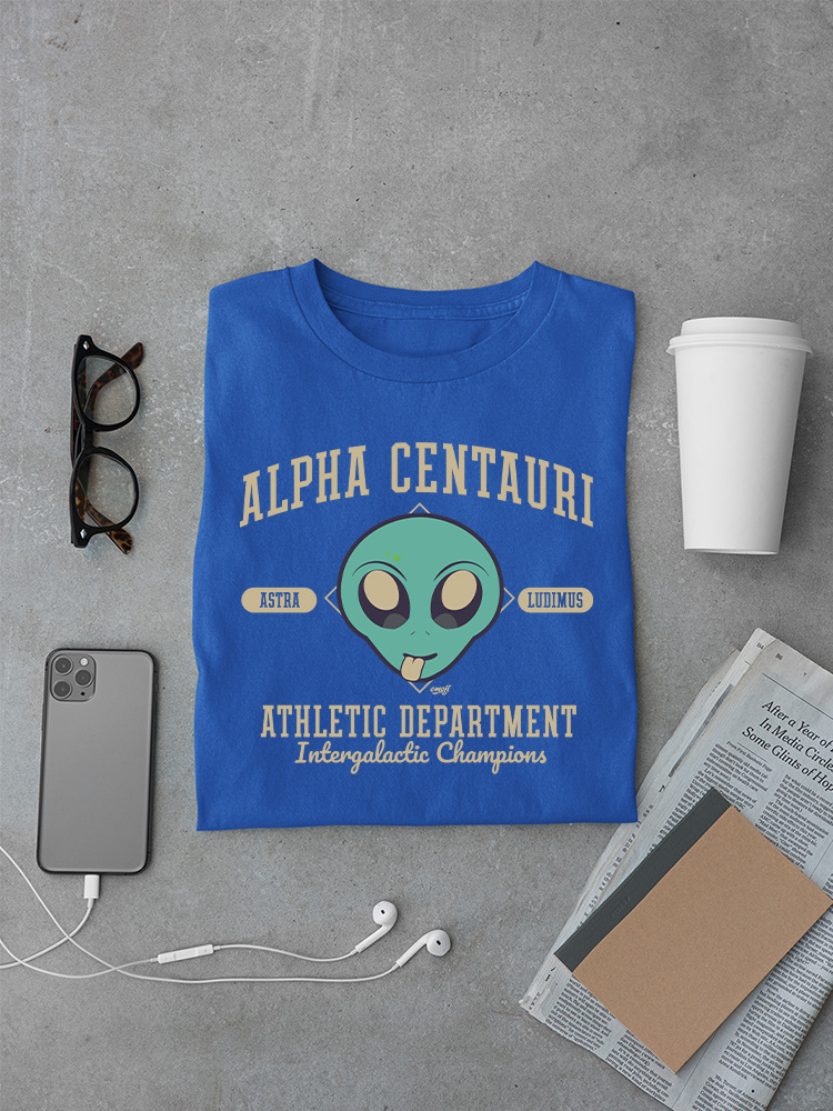 Camiseta para hombre Alpha Centauri Athletics - Alien Sports emoji gráfico - Imagen 15 de 16