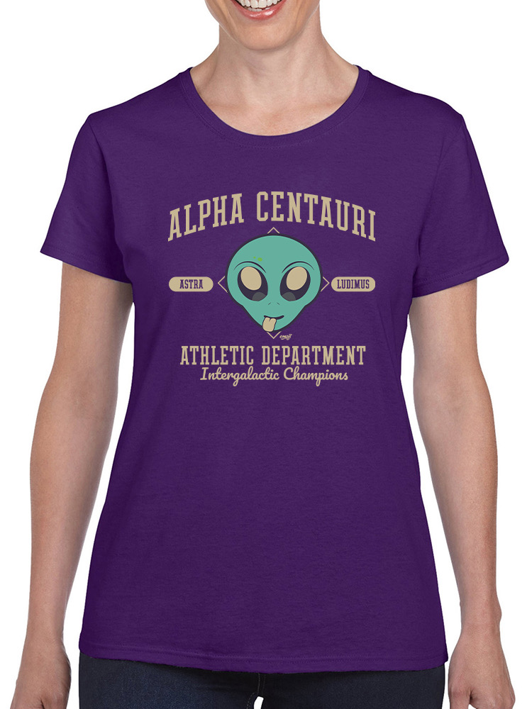 Alpha Centauri Athletics - Alien Sports Emoji Graphic Damen T-Shirt - Bild 13 von 28