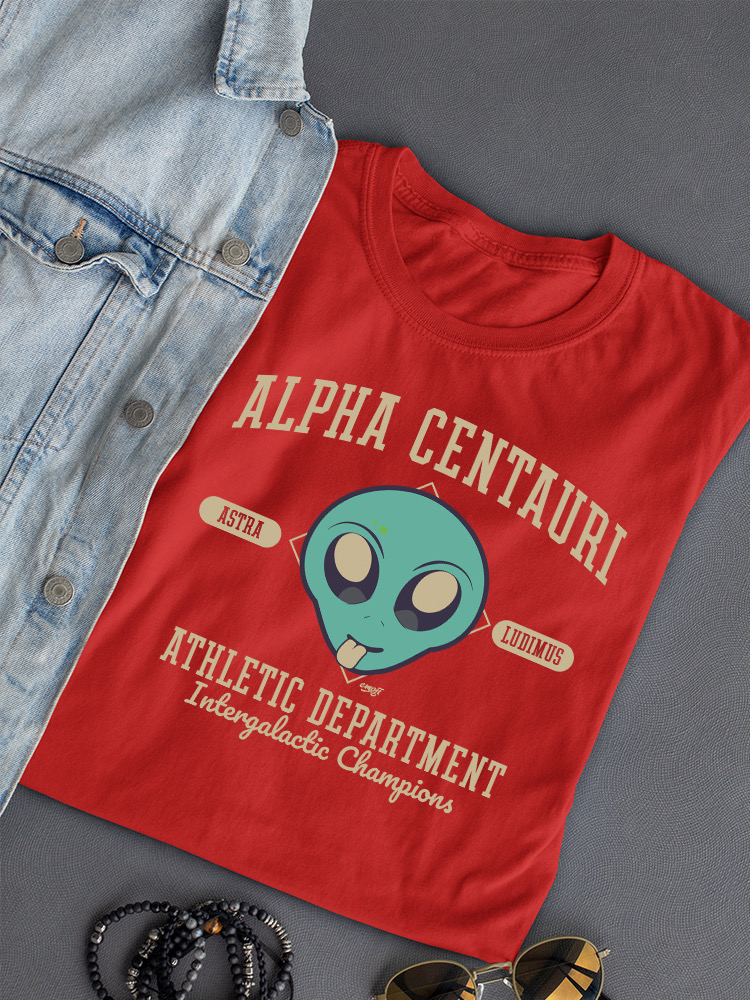 Alpha Centauri Athletics - Alien Sports Emoji Graphic Damen T-Shirt - Bild 19 von 28