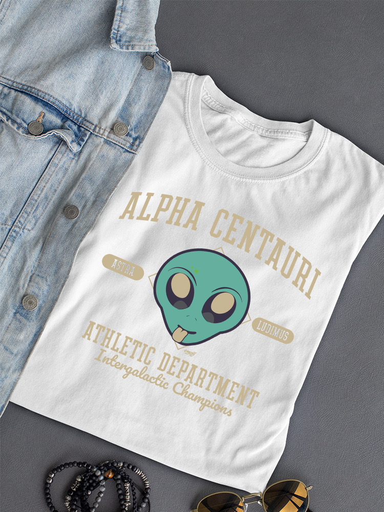 Alpha Centauri Athletics - Alien Sports Emoji Graphic Damen T-Shirt - Bild 27 von 28