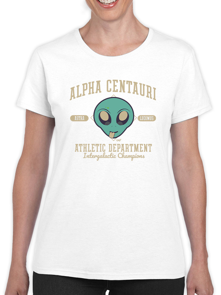 Alpha Centauri Athletics - Alien Sports Emoji Graphic Damen T-Shirt - Bild 25 von 28