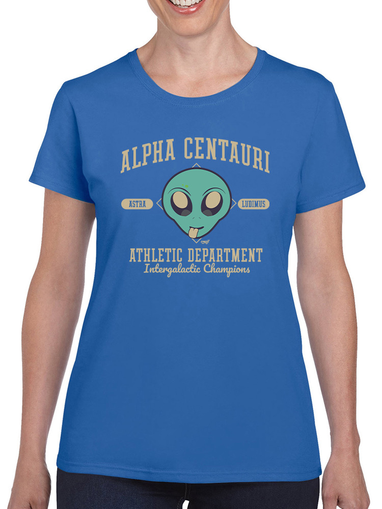 Alpha Centauri Athletics - Alien Sports Emoji Graphic Damen T-Shirt - Bild 21 von 28