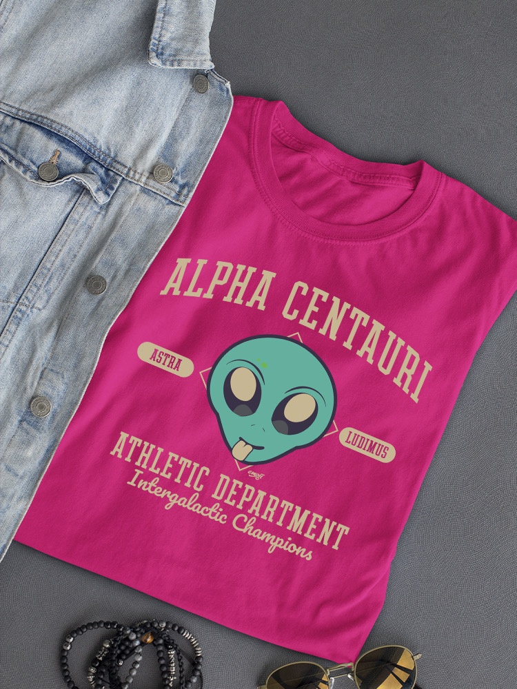 Alpha Centauri Athletics - Alien Sports Emoji Graphic Damen T-Shirt - Bild 11 von 28
