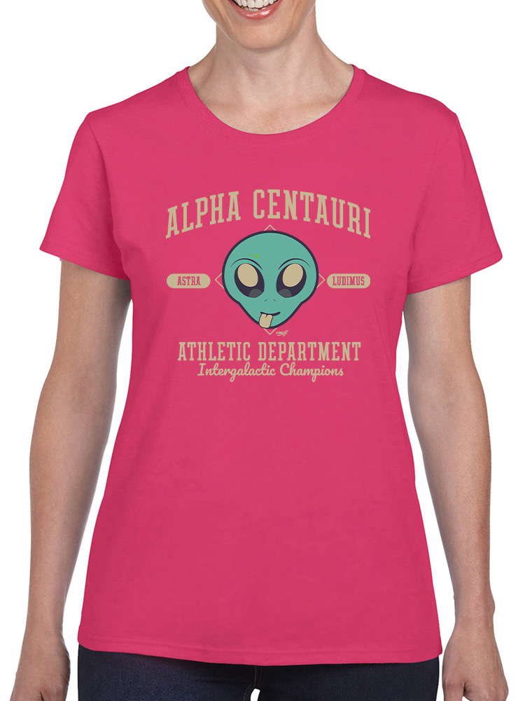 Alpha Centauri Athletics - Alien Sports Emoji Graphic Damen T-Shirt - Bild 9 von 28