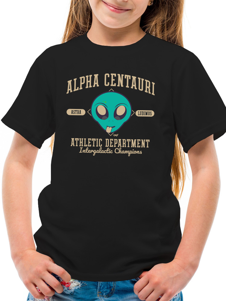 Alpha Centauri Athletics - Alien Sports Emoji Grafik Jugend T-Shirt - Bild 5 von 20