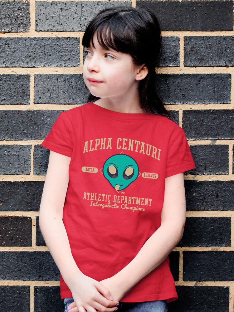 Alpha Centauri Athletics - Alien Sports Emoji Grafik Jugend T-Shirt - Bild 14 von 20