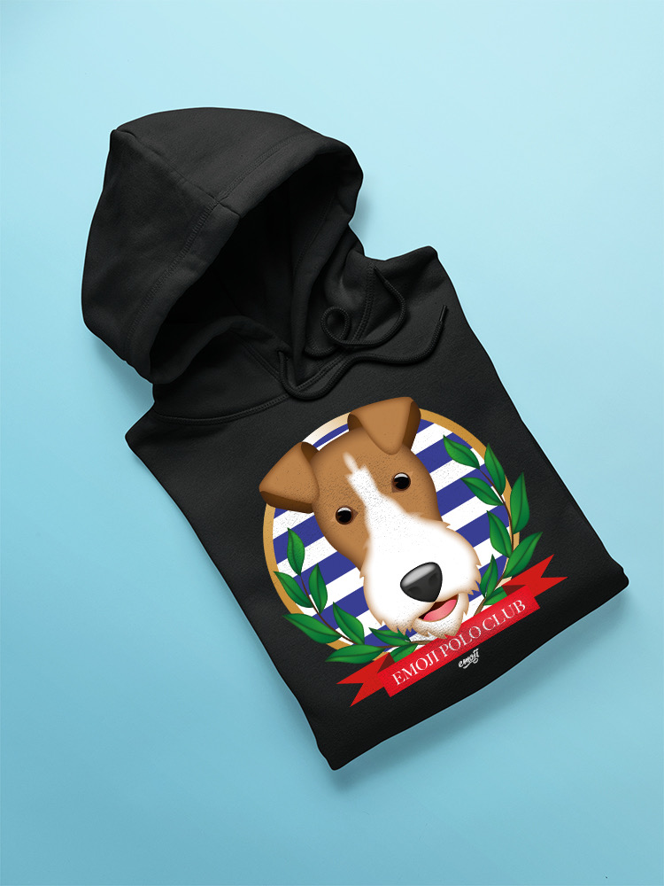 Emoji Polo Club - Classic Dog Emblem Design Herren Hoodie - Bild 7 von 28