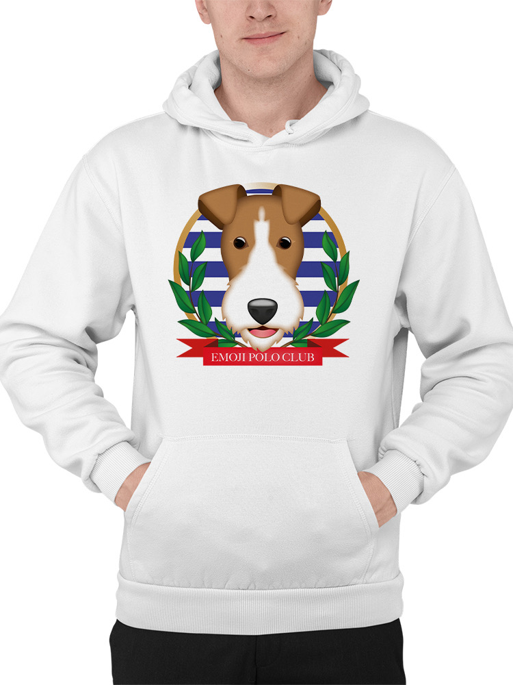 Emoji Polo Club - Classic Dog Emblem Design Herren Hoodie - Bild 25 von 28