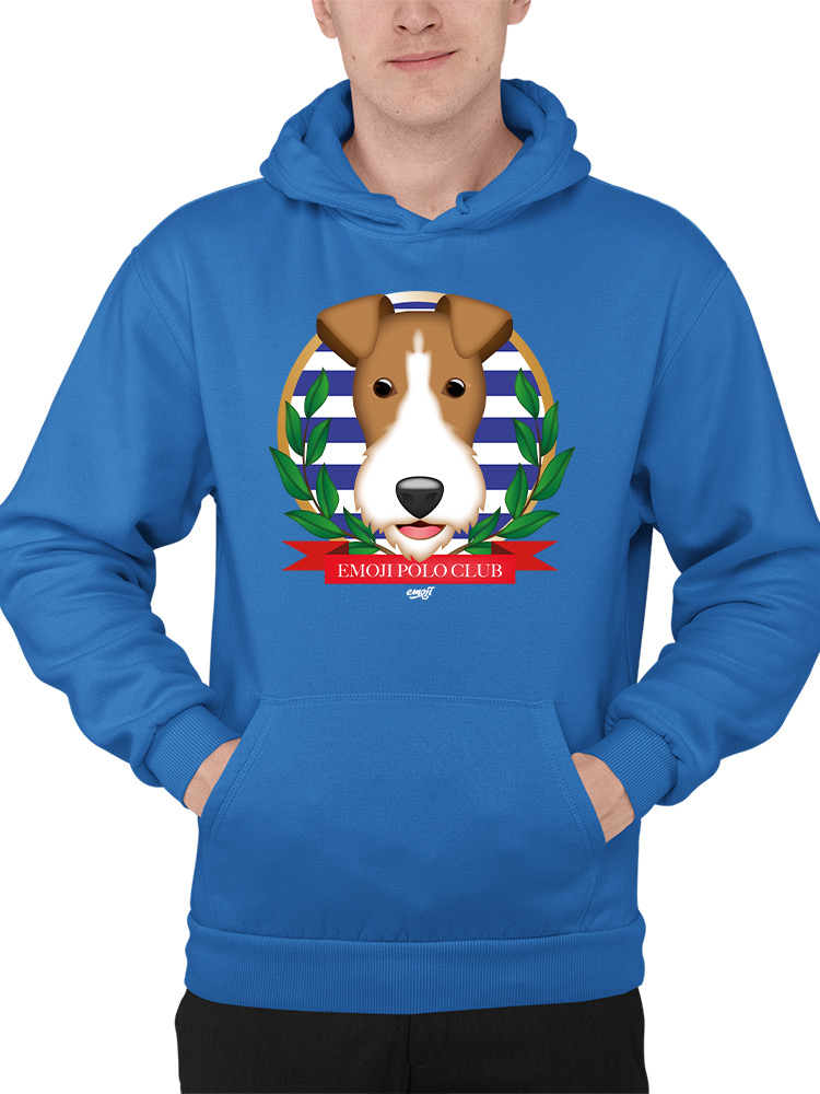 Emoji Polo Club - Classic Dog Emblem Design Herren Hoodie - Bild 21 von 28