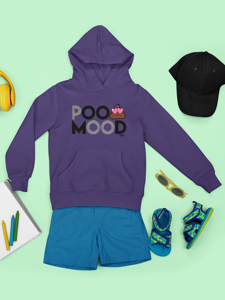 Poo Mood - Lustiger Emoji Design Jugend Hoodie - Bild 7 von 16