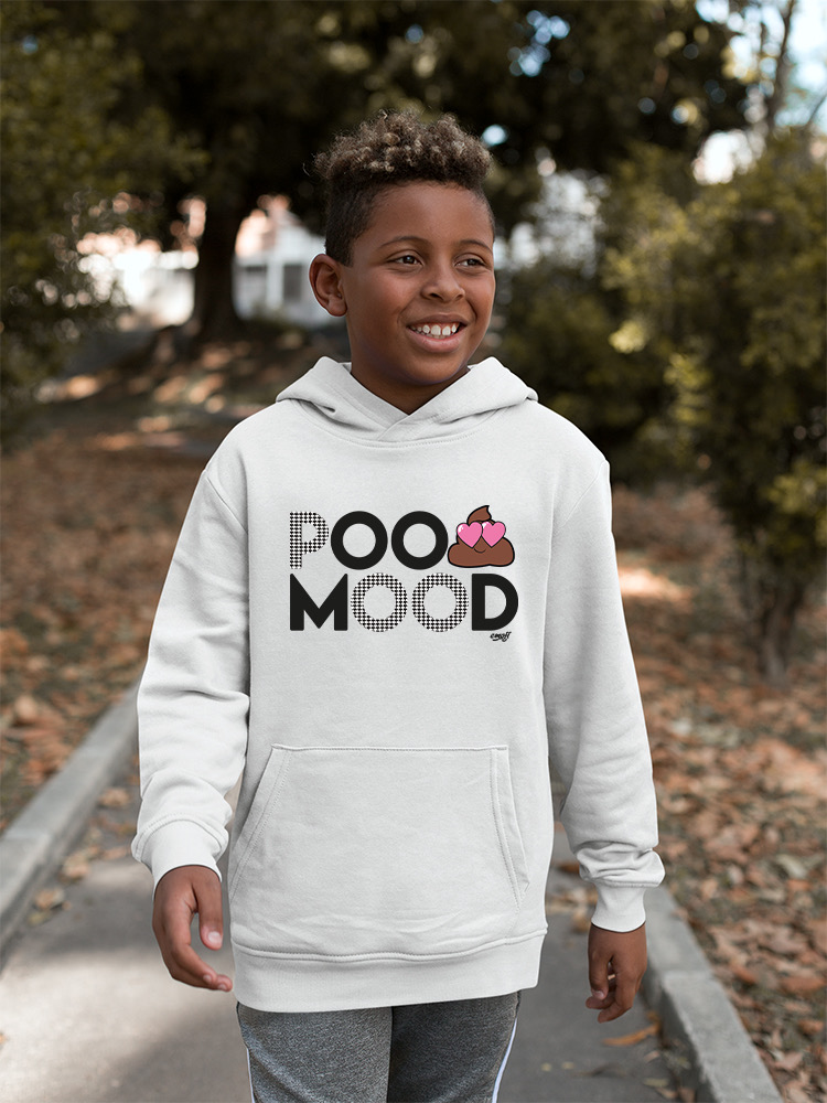 Poo Mood - Lustiger Emoji Design Jugend Hoodie - Bild 14 von 16