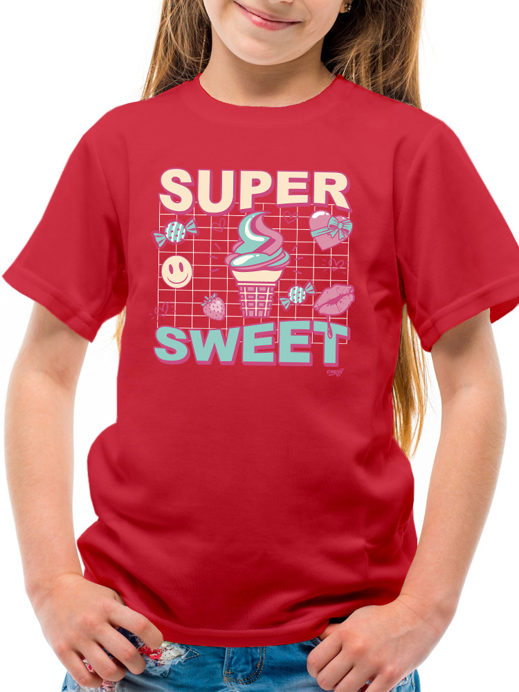 Super Sweet - Ice Cream Retro Fun Design Youth's T-shirt - Picture 25 of 32