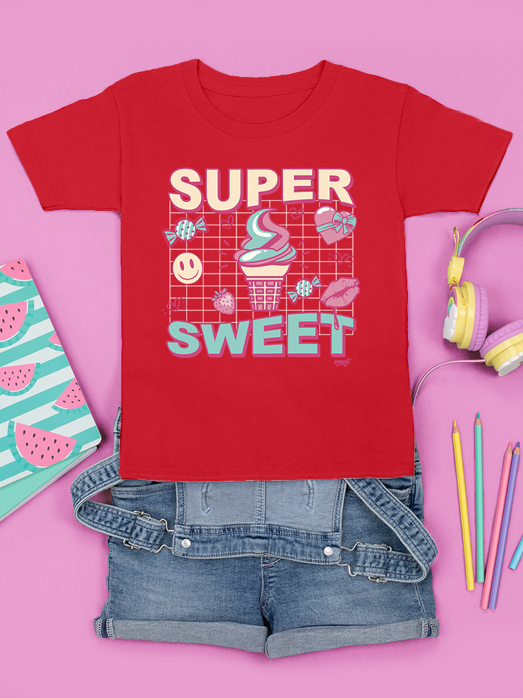 Super Sweet - Ice Cream Retro Fun Design Youth's T-shirt - Picture 27 of 32