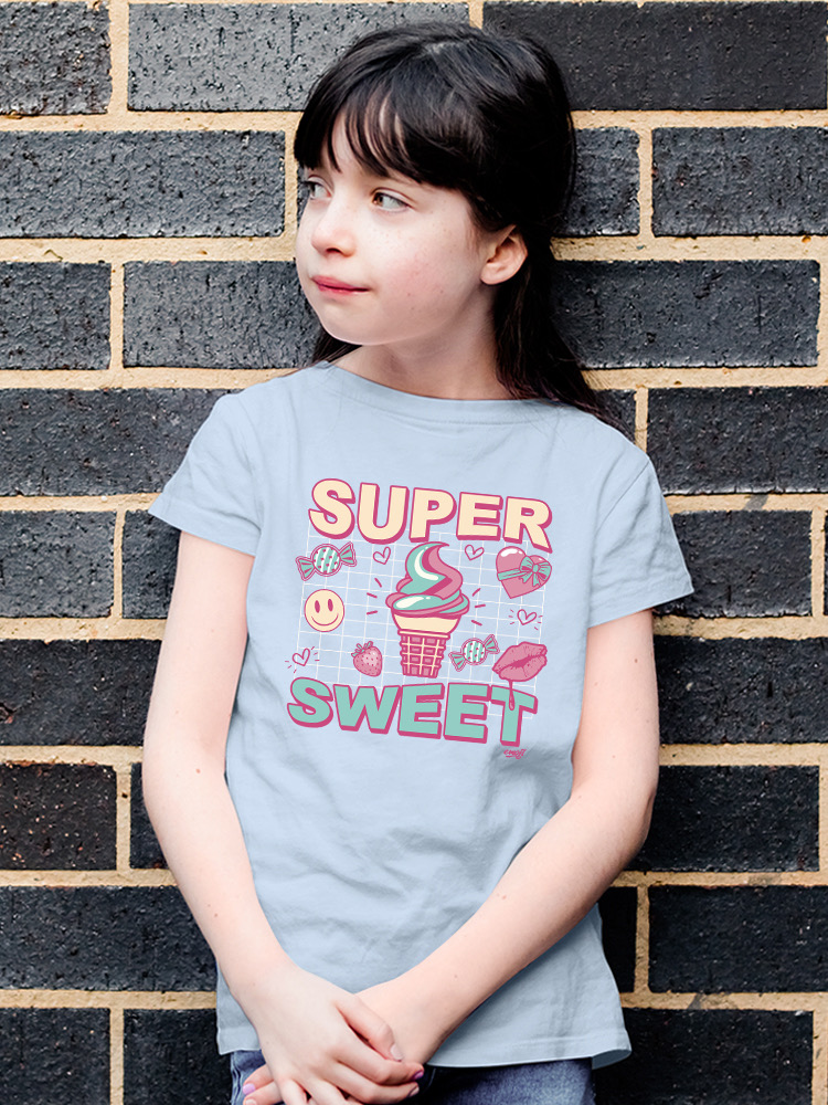 Super Sweet - Ice Cream Retro Fun Design Youth's T-shirt - Picture 22 of 32