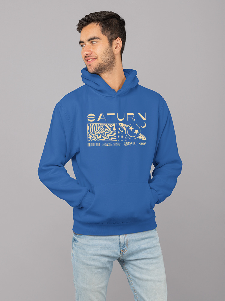 Saturn Vibes - Cosmic Planet Emoji Design Men's Hoodie | eBay