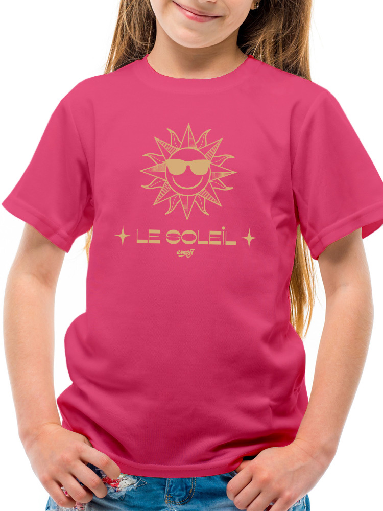 Le Soleil Radiance - Vintage Sun Emoji Graphic Youth's T-shirt - Picture 9 of 20