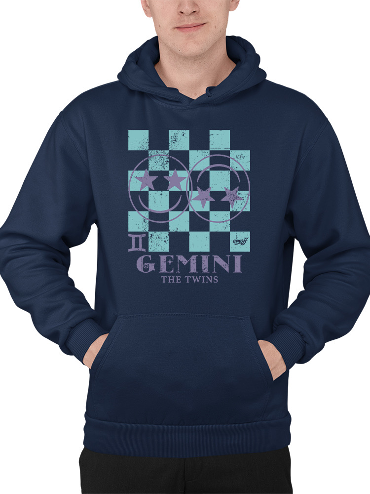 Zwillinge Zwillinge Emoji - Sternzeichen Kunst Design Herren Hoodie - Bild 13 von 24